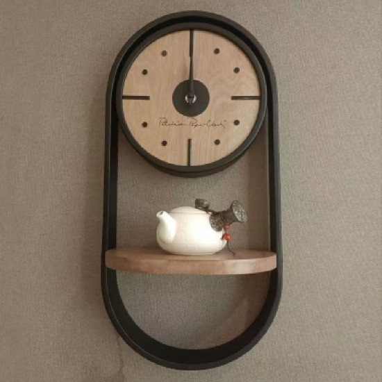 Wooden Wall Clock OVALE